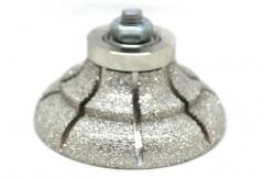 China Quartz No3 Grit Granite Bullnose Router Bit 85mm M14 Thread supplier