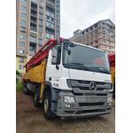 Truck Mounted Concrete Pump 2019 year  Sany Brand 56M Used Construction Machinery  C8 System With Benz Chassis 4-axle for sale