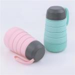 FDA 400ml Silicone Collapsible Bottle For Outdoor Sports for sale