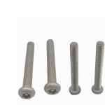 Hexagon Lobular Socket Button Head Tamper Proof Anti Theft Security Screws With Pin for sale