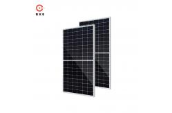 China Rixin High Power Solar Panels Rooftop PV Module Half Cut Monocrystalline Silicon Cell supplier