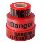 Custom Printing Logo Barricade Tape Single Side PE Warning Tape for sale