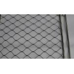 Woven Stainless Steel Ferrule Mesh , 304 / 316 Stainless Steel Diamond Mesh