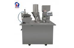 China Semi Automatic Capsule Filling Machine With Capsule Sowing Protection Device supplier