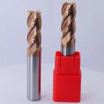4 Flutes Number CNC Milling Cutter Tungsten Carbide End Mill Coated Aluminum Alloy End Mills for sale