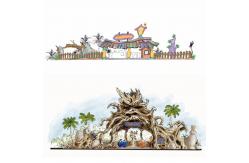 China Custom Landscape Design Renderings With 3D Modeling Plant Database And Multilingual Support supplier
