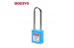 China Dia 6mm Steel Shackle Safety Lock Loto Padlock Blue Color supplier