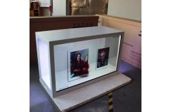 China HD 1080P Transparent LCD Screen Build In Clock And Calendar Function supplier