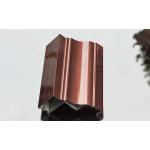 High Formability Triple Sliding Aluminium Window Profiles Rectangle Shaped T5 T6 Temper for sale