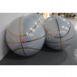 Advertising Giant Dazzling Mirror Sphere Ball Inflatable Mirror Basketball for sale