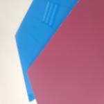 Surface Protection Aluminium Panel Sheet , Aluminum ACP Sheet Red Blue Coating for sale