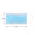 3 Ply Disposable Face Mask Non Woven Fabric Dust Mask For Virus Protection for sale