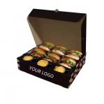Customized Sizes Fast Food Burger Box for Fried Chicken and French Fries Eco-Friendly Material for sale