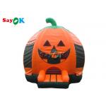 Halloween Pumpkin 0.55mm Inflatable Bouncy House for sale