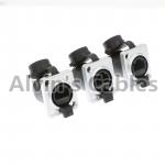 Alvin's Cables 3 Pcs RJ45 Waterproof Coupler Socket Connector IP65 Ethernet Panel Mount RJ45 Connector Black for sale