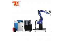 China Automatic Metal Fiber Laser Cutting Machine 6 Axis Robot Arm System supplier