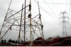 China AWS D 1.1 Welding HDG Overhead Power Line Tower supplier
