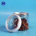 Clear 360ml 12oz Screw Cap Airtight Plastic Jar for sale
