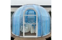 China PC Clear Igloo Bubble Tents Connectable Transparent Dome House supplier