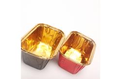 China Fluted Sides Aluminum Foil Baking Cups , Baking Mini Aluminum Cupcake Liners supplier