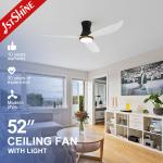 Low Ceiling Safety Protect LED Ceiling Fan with 6 Speed Choice and Elegant Design for sale