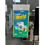 Indoor High Brightness 55'' Ceiling Hanging LCD Digital Signage Display for Advertising for sale