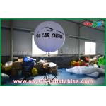 1.5m WHite Iron Inflatable Light Decoration Tripod Standing Balloon With Print for sale