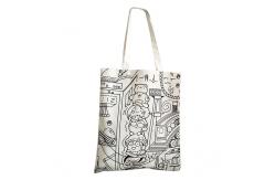 China 10oz 12oz 14oz Canvas Cotton Tote Lady Shoulder Bag Eco Friendly supplier
