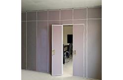 China Conference Room Activity Screen 65 mm Movable Partition Wall With Pass Door supplier