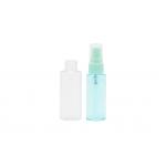 Plastic PET Cosmetic Spray Bottle Light Blue Clear Empty Alcohol 50Ml 60ML for sale
