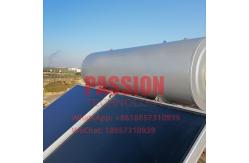 China Pressurized Flat Plate Solar Water Heater Blue Titanium Flat Panel Solar Collector supplier