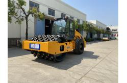 China 2130mm High Vibration Tandem Roller with ±35° Steering Angle supplier