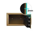 8.5L  31x20x20cm Electronic Digital Safe With 3 Bolts 2keys