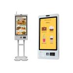 Touch Screen Self Ordering Payment Window Terminal Restaurant Self Checkout Kiosk Machines for sale