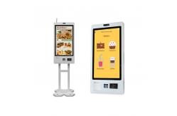 China Touch Screen Self Ordering Payment Window Terminal Restaurant Self Checkout Kiosk Machines supplier