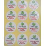 Business Custom Printed Sticker Labels Advirtising Multipurpose Aqueous Coating for sale