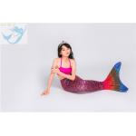 Realistic Swimmable Mermaid Tails , Girls Mermaid Tail Swimsuit 3 - 14 Year Old for sale