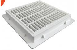 China Small ABS 16.2x16.2cm Pool Deck Gutter Drain supplier