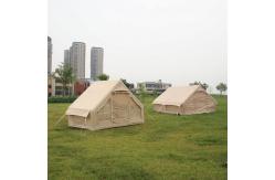 China Air Family Inflatable Camping Tent Canvas Customized Luxury Polyester supplier