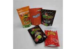 China Child Resistant Plastic Pouches Packaging Exit Mylar Bag For CBD Gummies Packaging supplier