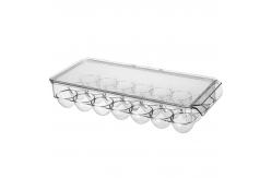 China Refrigerator organizer keeping egg container plastic egg storage container supplier