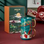 Stylish Stacking Stoneware Ceramic Coffee Mugs With Eco Friendly Handicraft for sale