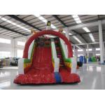 Inflatable Rutsche Kids Blow Up Water Slide , Colourful Water Bounce House for sale
