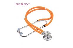 China Double Head Double Membrane Orange Stethoscope Digital supplier