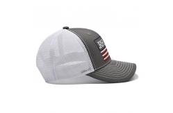 China All Seasons Customized Snapback Trucker Cap With Custom Embroidery Logo supplier