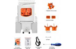 China 370W 25pc/Min  Freshly Squeezed Automatic Orange Juicer Machine supplier