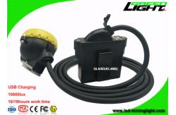 China 1.67W 10000 Lux Underground Coal Mining Lights With Low Power Warning Function supplier