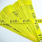 Temperature Resistant Colored Paper Wristbands For Events Waterproof for sale