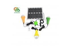 China ODM Dimmable 3pcs*3W LED Solar Emergency Lights 5200mah For Universities supplier