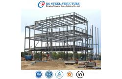 China Environmental Prefabricated Light Steel Structure Construction Building Prefab Metal Warehouse With Office supplier